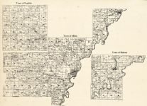 Jackson County - Franklin, Albion, Melrose, Wisconsin State Atlas 1930c